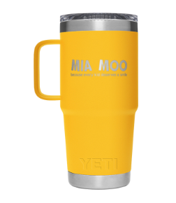 YETI RAMBLER® 20 OZ TRAVEL MUG - Alpine Yellow