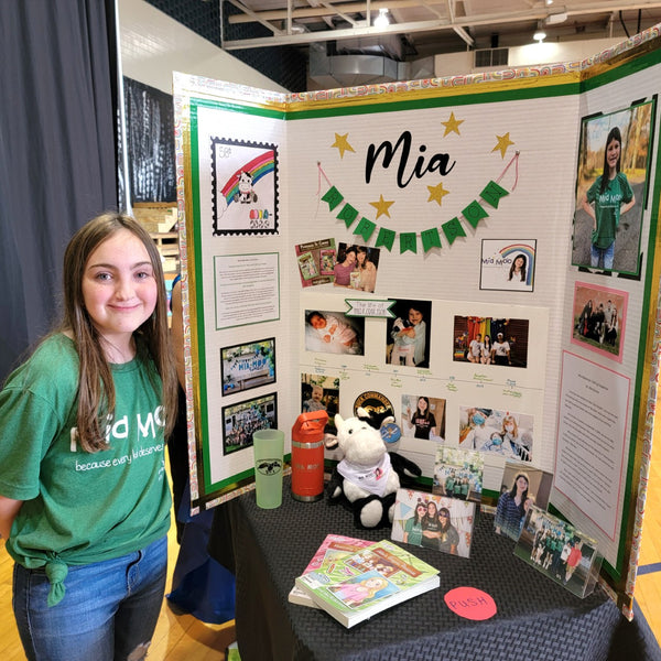 Spreading the word about Mia Moo Fund