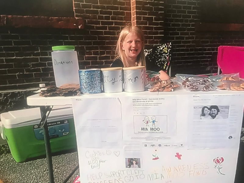 Audrey from Missouri raises awareness and money for Mia Moo Fund