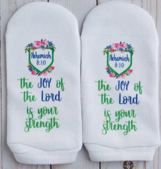 Standing on the Word Socks - Nehemiah 8:10