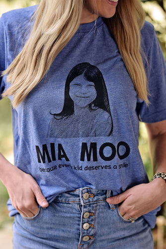 Mia Moo Blue T-Shirt